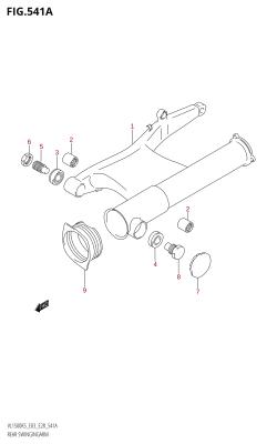 541A - REAR SWINGINGARM