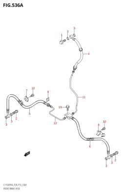 536A - FRONT BRAKE HOSE