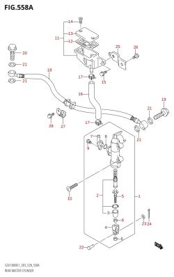 558A - REAR MASTER CYLINDER