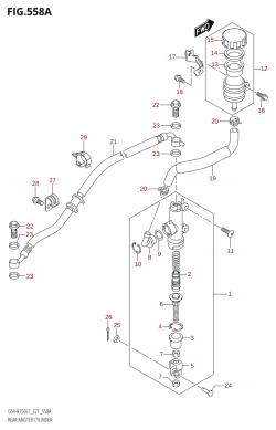 558A - REAR MASTER CYLINDER