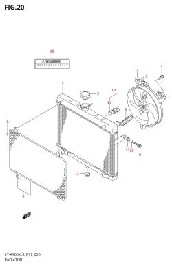 020 - RADIATOR (LT-A500XL3 P24)