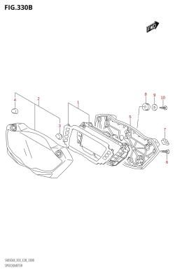 330B - SPEEDOMETER (SV650:L8:E33)