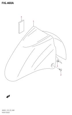 460A - FRONT FENDER (AN650:L1:E03)