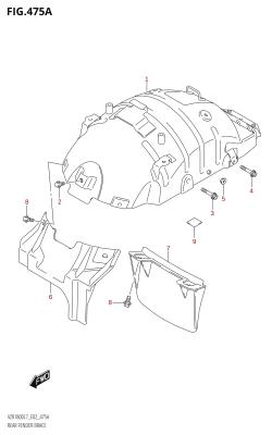 475A - REAR FENDER BRACE