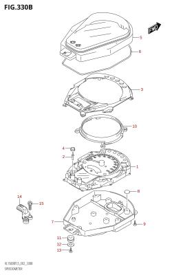 330B - SPEEDOMETER (VL1500BT:L5:E19)