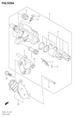 535A - FRONT CALIPER