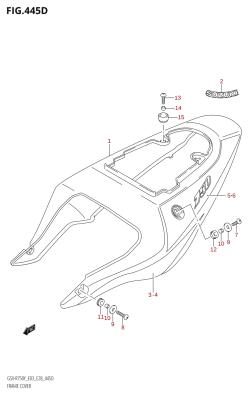 445D - FRAME COVER (K3)