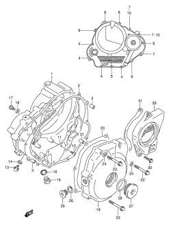 004 - CRANKCASE COVER