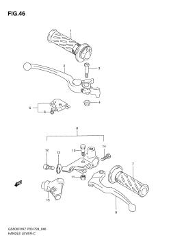 046 - HANDLE LEVER (MODEL K7 /​ K8 /​ K9)