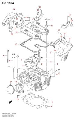 105A - CYLINDER HEAD (REAR)