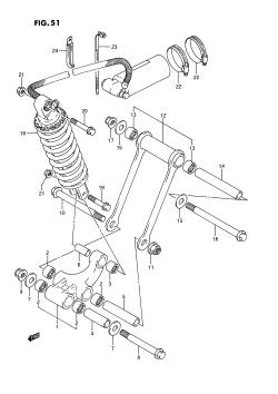 051 - REAR CUSHION LEVER (MODEL N /​ P)