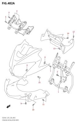482A - COWLING INSTALLATION PARTS