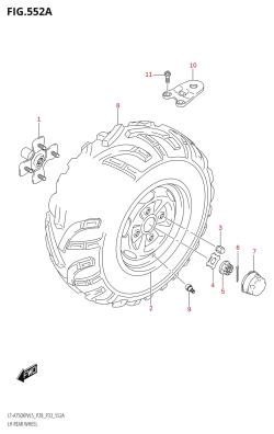 552A - LH REAR WHEEL