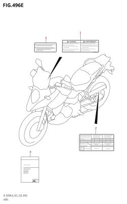 496E - LABEL (DL1000XA:L8:E28)