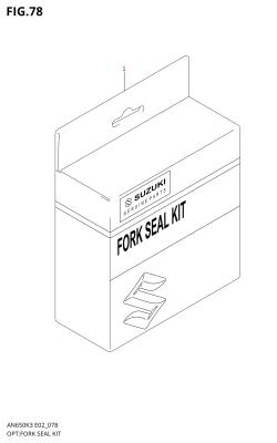 078 - FORK SEAL KIT (MODEL K3 /​ K4)