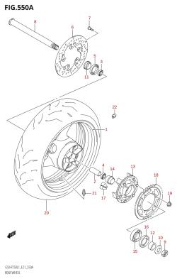 550A - REAR WHEEL