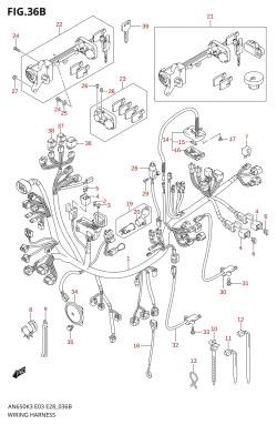36B - WIRING HARNESS (AN650K5)