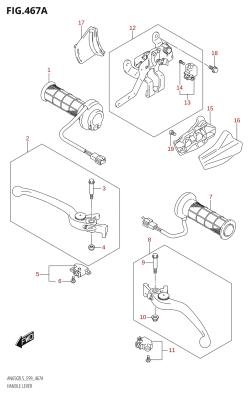 467A - HANDLE LEVER