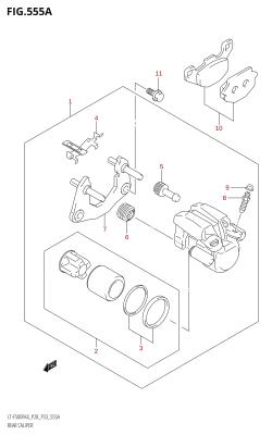 555A - REAR CALIPER (K4)