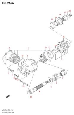216A - SECONDARY DRIVE GEAR