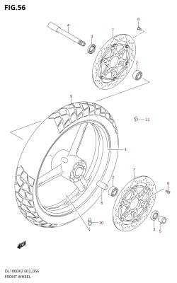 056 - FRONT WHEEL
