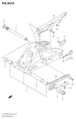 541A - REAR SWINGINGARM