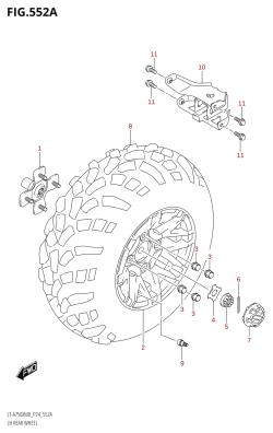 552A - LH REAR WHEEL (LT-A750XM0 P24)