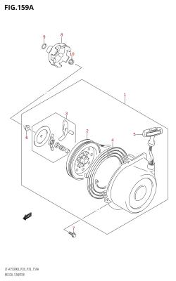 159A - RECOIL STARTER (K8,K9)