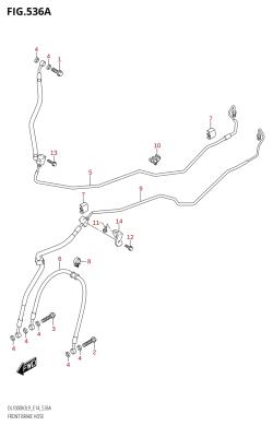 536A - FRONT BRAKE HOSE