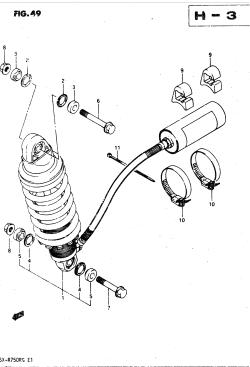 049 - REAR SHOCK ABSORBER