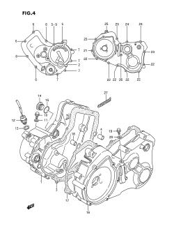 004 - CRANKCASE COVER