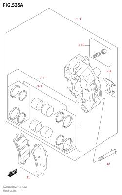 535A - FRONT CALIPER