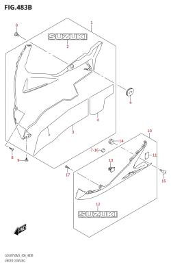 483B - UNDER COWLING (GSX-R750Z)
