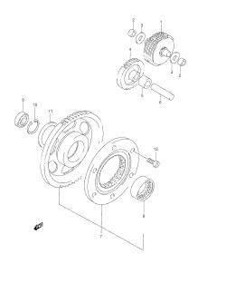 006 - STARTER CLUTCH (MODEL W /​ X)