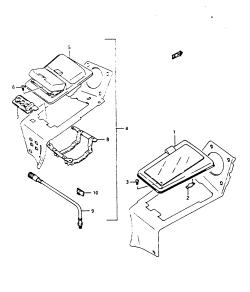 106 - MAP CASE SET /​ COIN BOX SET GV1400GDG /​ GTG /​ GDH /​ GDJ OPT