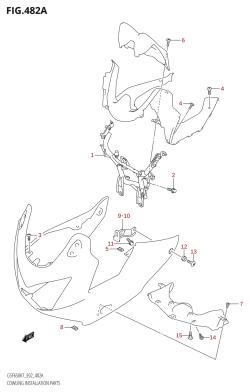 482A - COWLING INSTALLATION PARTS (GSF650S,GSF650SU,GSF650SA,GSF650SUA)