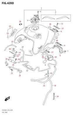 420D - FUEL TANK (DL650XA)