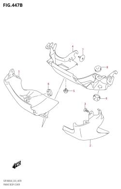447B - FRAME BODY COVER (VZR1800BZ:L8:E43)