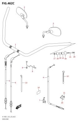 462C - HANDLEBAR (VL1500B:L7:E33)