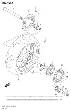 550A - REAR WHEEL