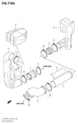 118A - BELT COOLING DUCT