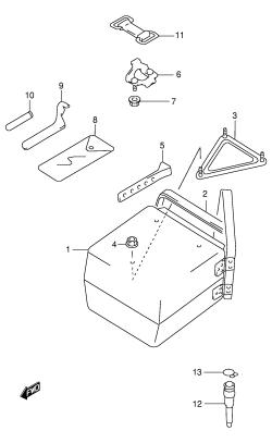 44C - REAR BOX (MODEL W /​ X /​ Y)