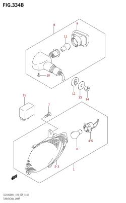 334B - TURNSIGNAL LAMP (K5,K6,K7)