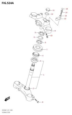 524A - STEERING STEM
