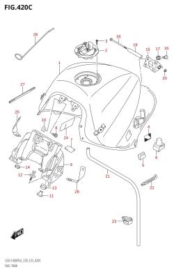 420C - FUEL TANK (GSX-S1000FA:L6:E33)