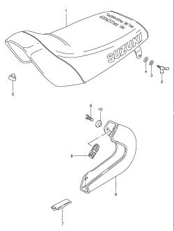 21A - SEAT - CHAIN CASE (MODEL K1 /​ K2)