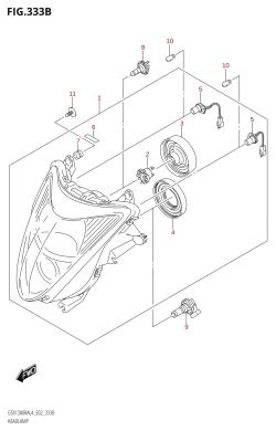 333B - HEADLAMP (GSX1300RA:L4:E19)