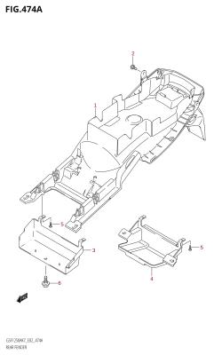474A - REAR FENDER