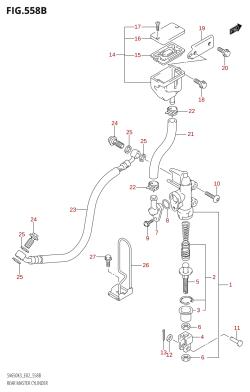 558B - REAR MASTER CYLINDER (K4,K5,K6,K7)