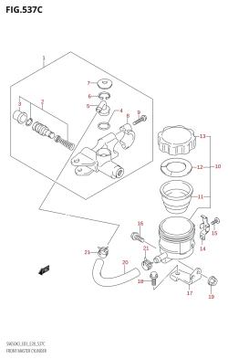 537C - FRONT MASTER CYLINDER (SV650S)